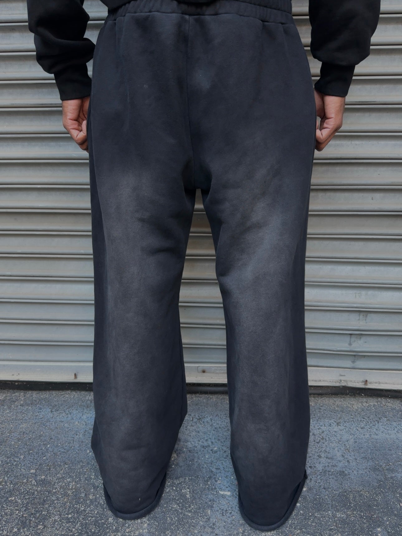 Ash Black Gemstone Sweats