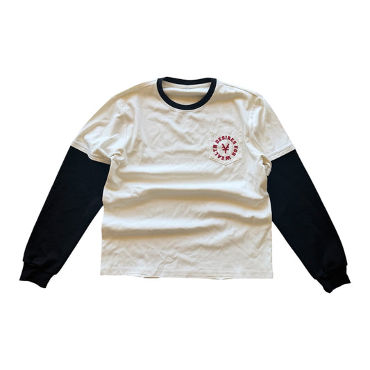 “D.F.W” DOUBLE LAYERED TEE